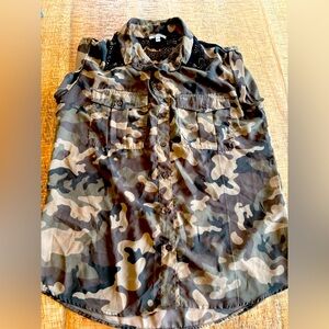 David Bitton Super light sleeveless blouse